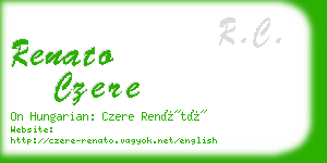 renato czere business card